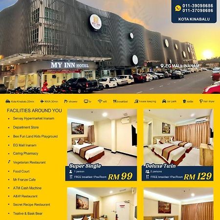 My Inn Hotel Inanam Zewnętrze zdjęcie