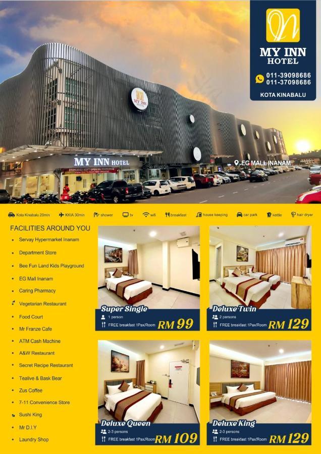 My Inn Hotel Inanam Zewnętrze zdjęcie